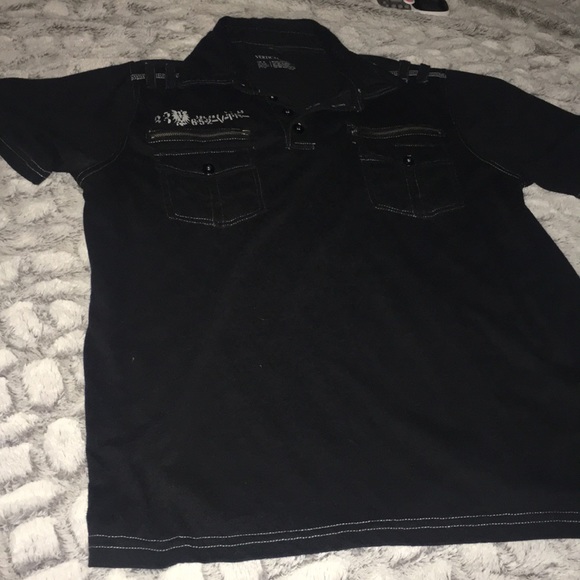 Men’s Black Polo Shirt - Picture 2 of 6